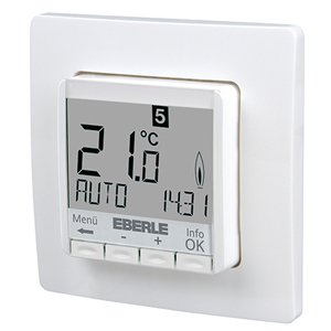 EBERLE时钟恒温器FIT 3R / white