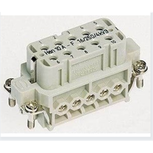 HARTING  Han A 小尺寸型（高达 16 A）插芯09 20 010 2814