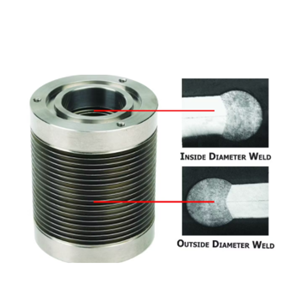 美国专供MW Components 0300A-04-AD-10-EE - 2.75英寸AM350不锈钢挠性联轴器波纹管
