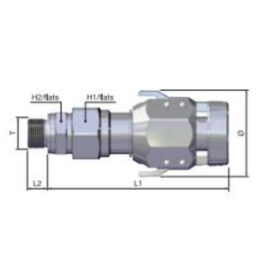 瑞士Staubli高温应用快速接头HTI 25.7156/IA/JV