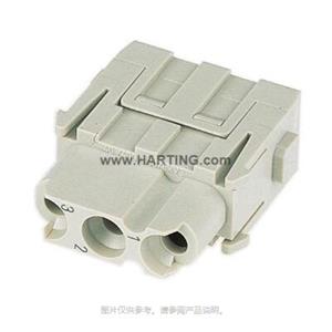 HARTING模块化连接器电源HAN ® C 模块Han C module, crimp female (two part)