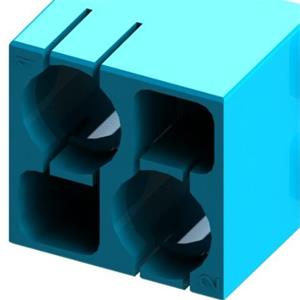 HARTING气动模块Han Domino Pneumatic cube (MF.2)