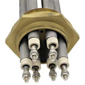 Vulcanic 热电模块THERMOPLONGEUR SUR BRIDE DN80 - 9000 W / 400 V TRI - 2W/CM2 - AVEC BOITIER