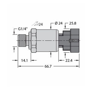 turck图尔克压力传感器PT010R-1104-I2-AMPS1.5
